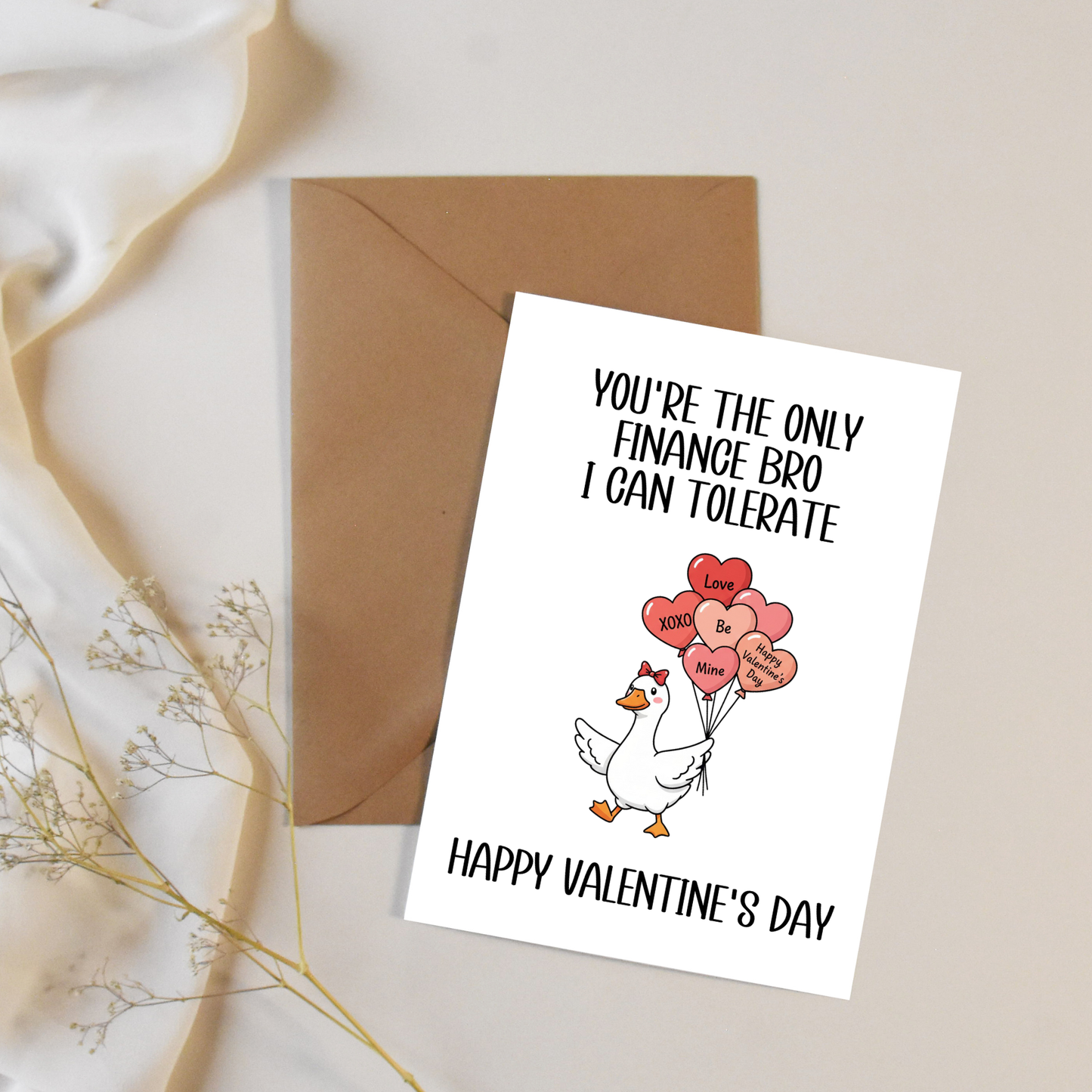 Finance Bro Valentine's Day Card