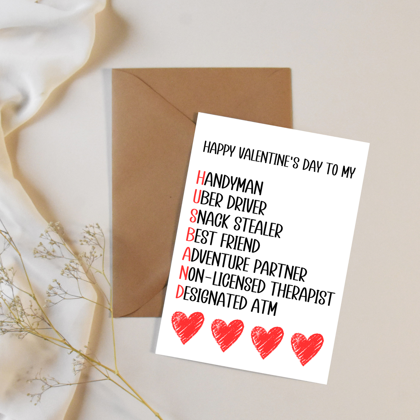 Husband Valentine's Day Card