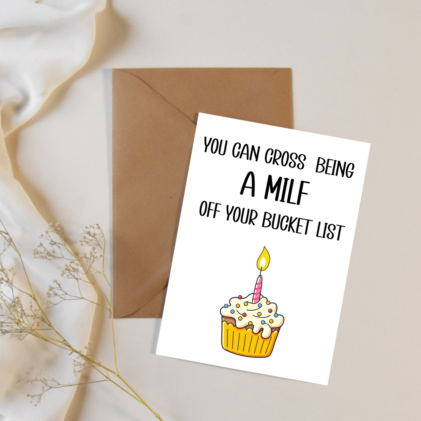 MILF Birthday Card