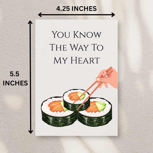 Sushi Greeting Card