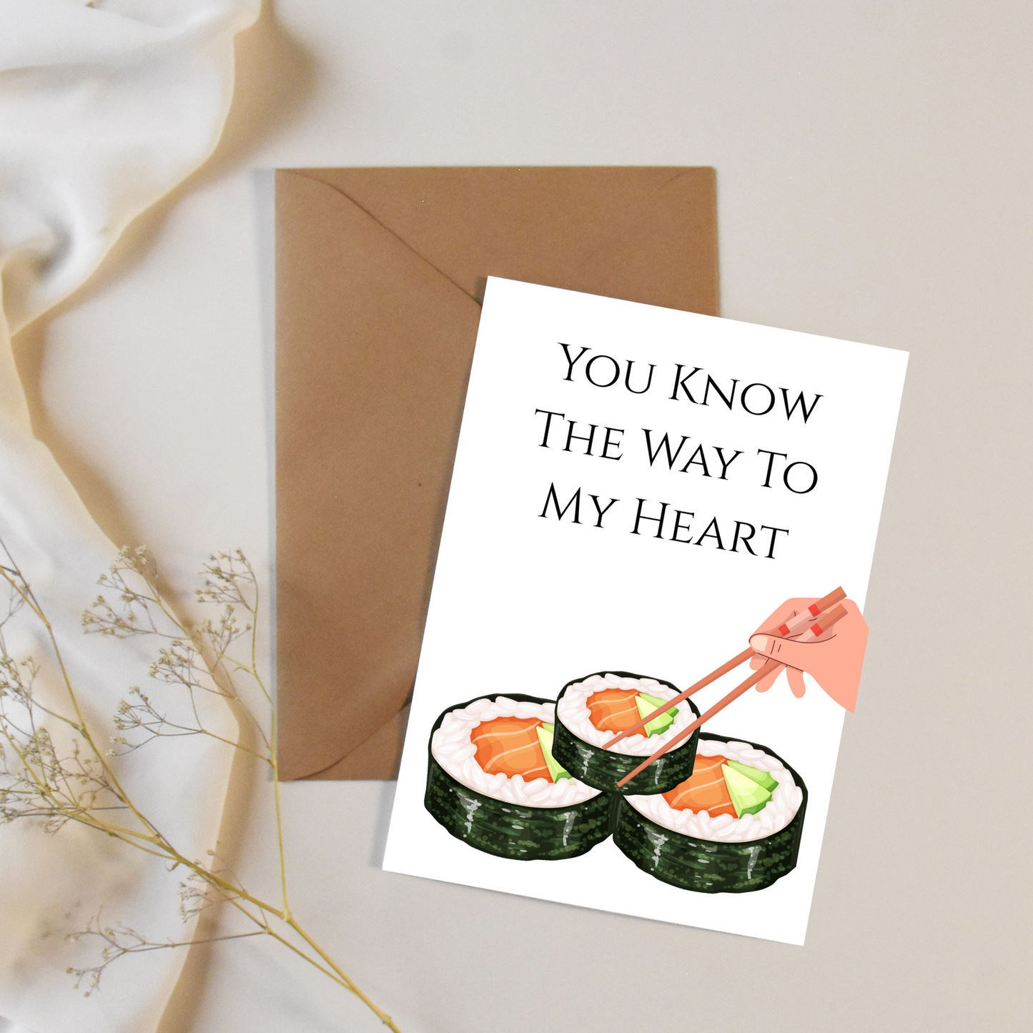 Sushi Greeting Card