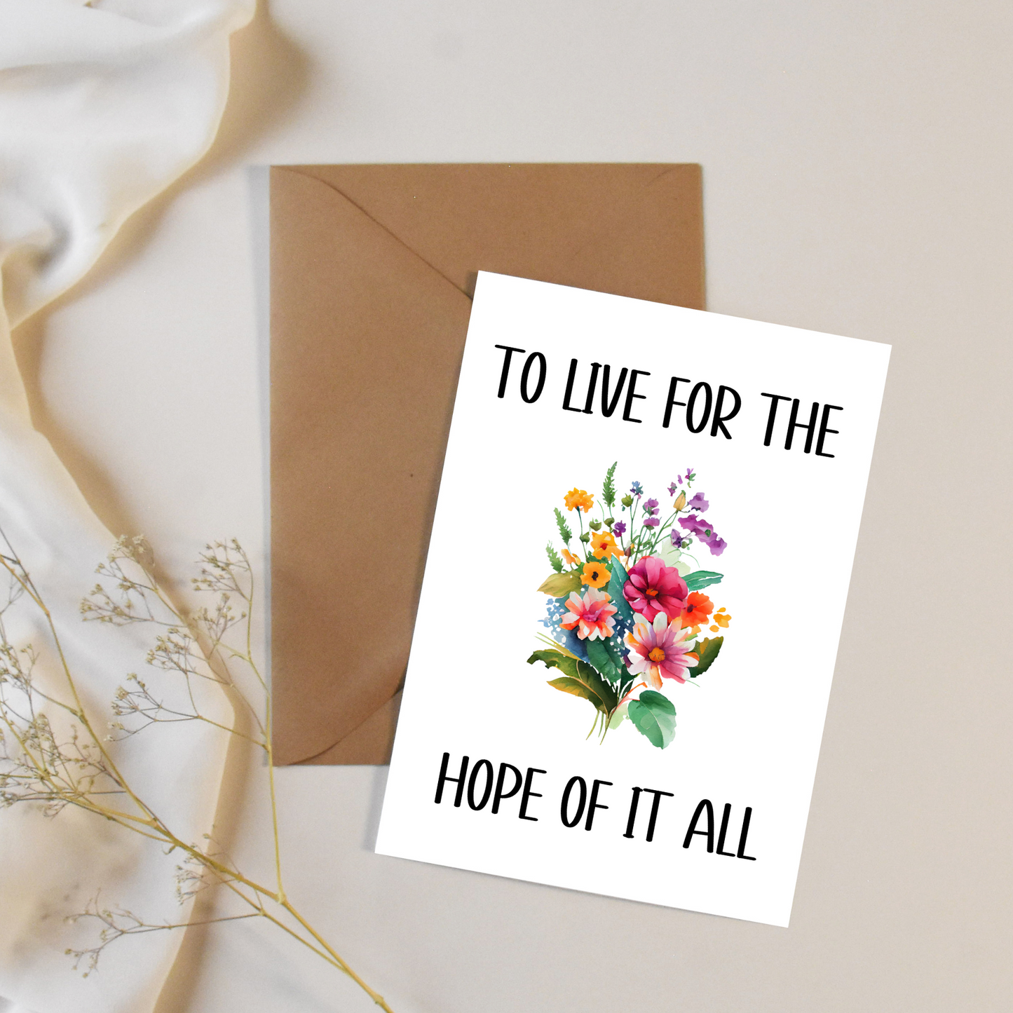 To Live For The Hope Of It All