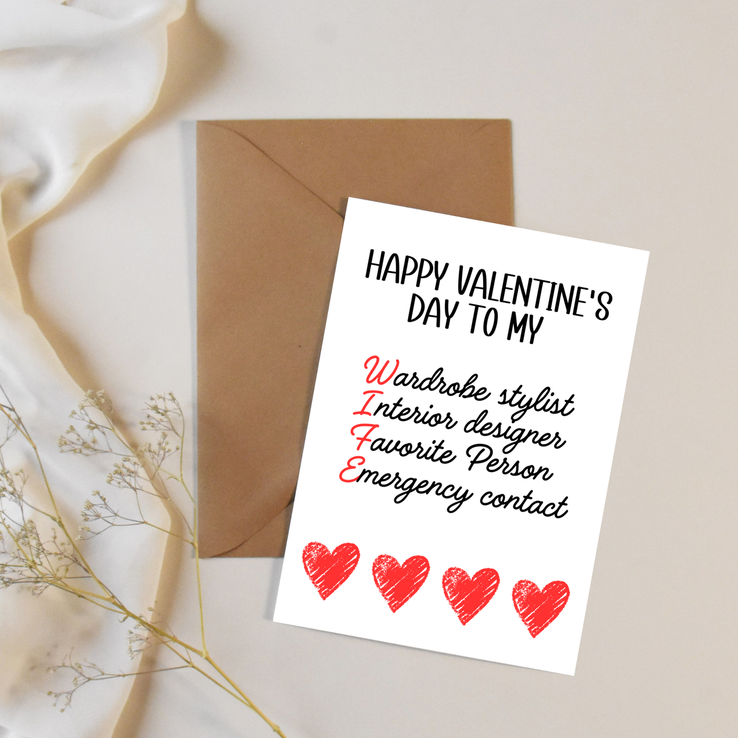 Wife Valentine's Day Card