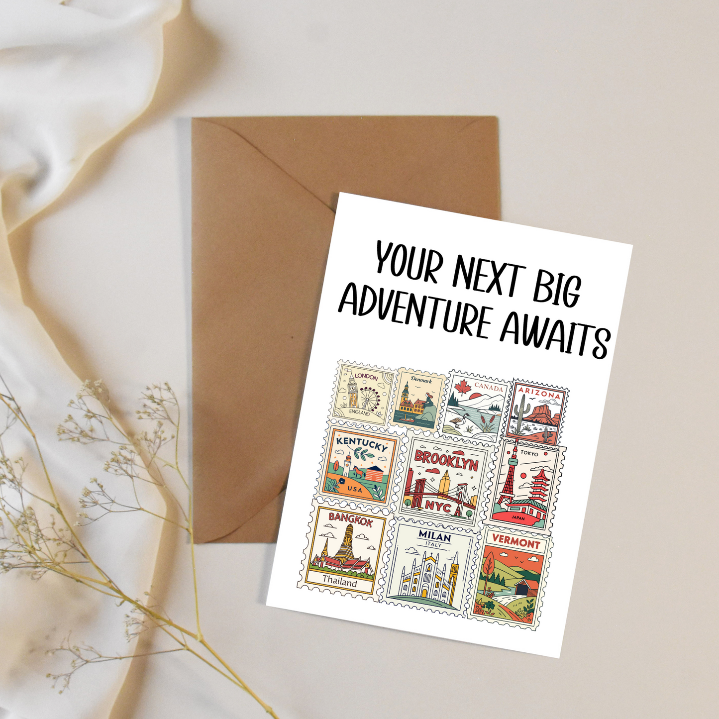 your next big adventure card mockup