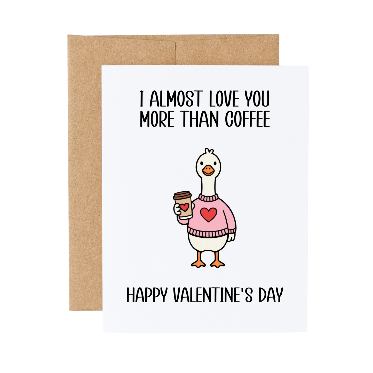 Coffee Valentine's Day Card