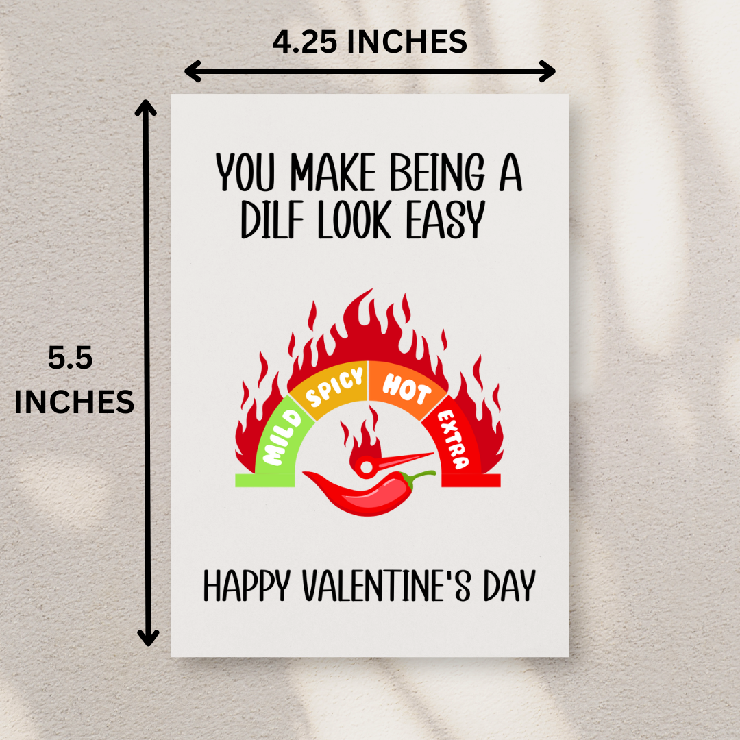 DILF Valentine's Day Card