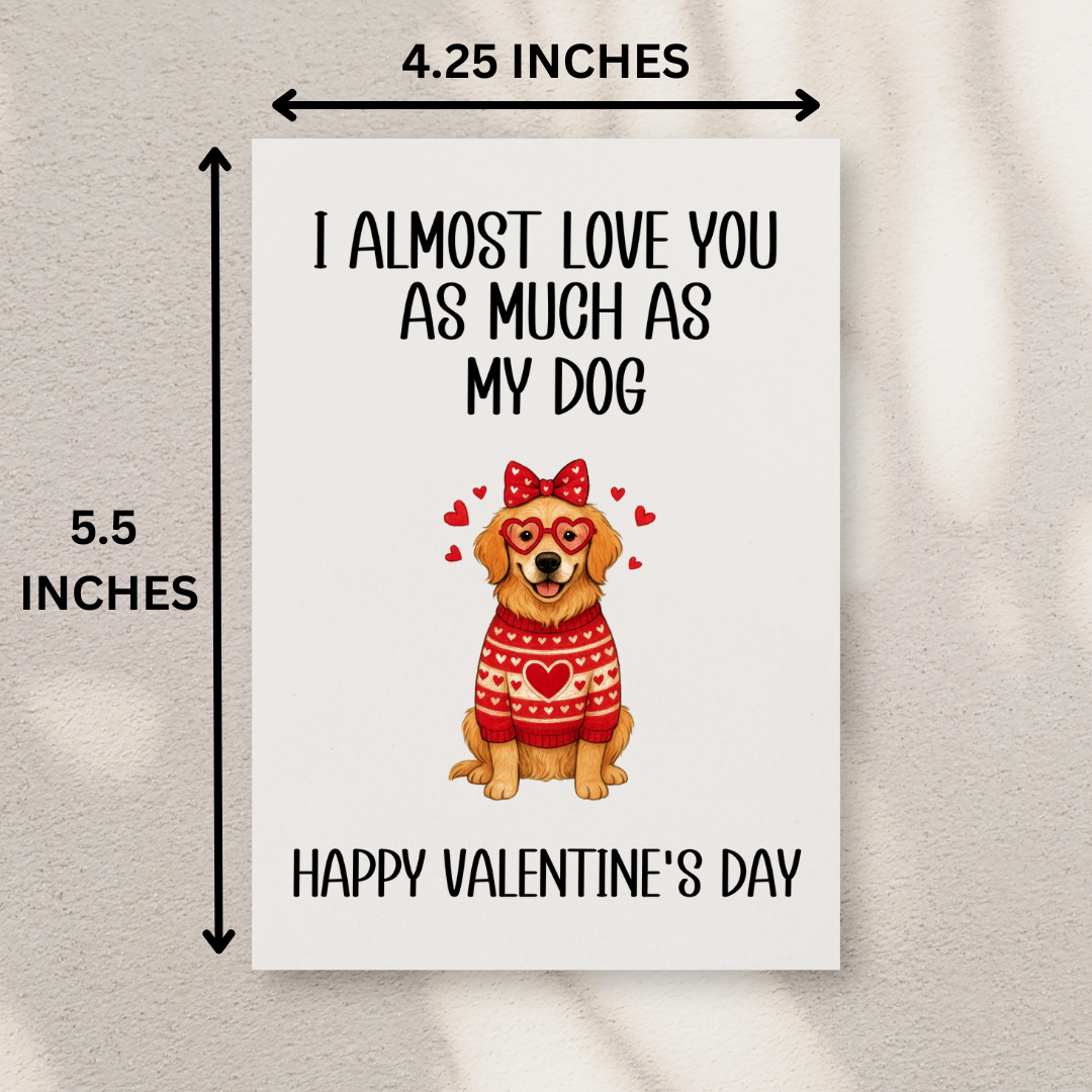 Dog Lover Valentine's Day Card