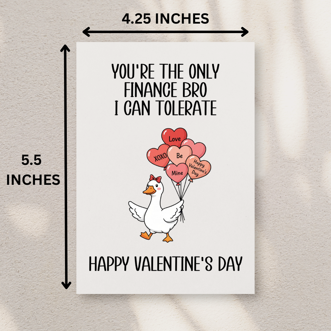 Finance Bro Valentine's Day Card