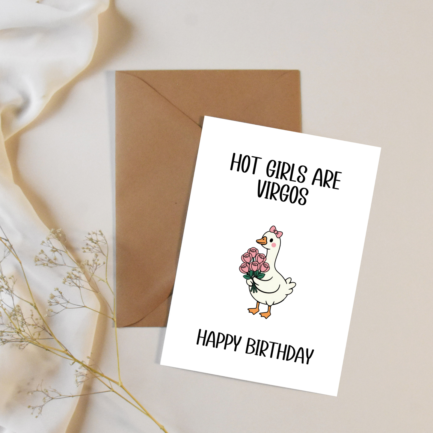 Virgo Birthday Card
