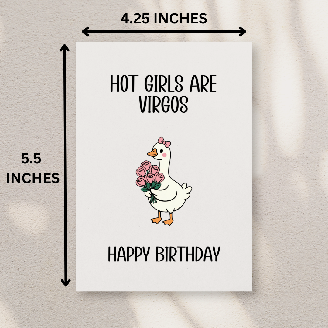 Virgo Birthday Card