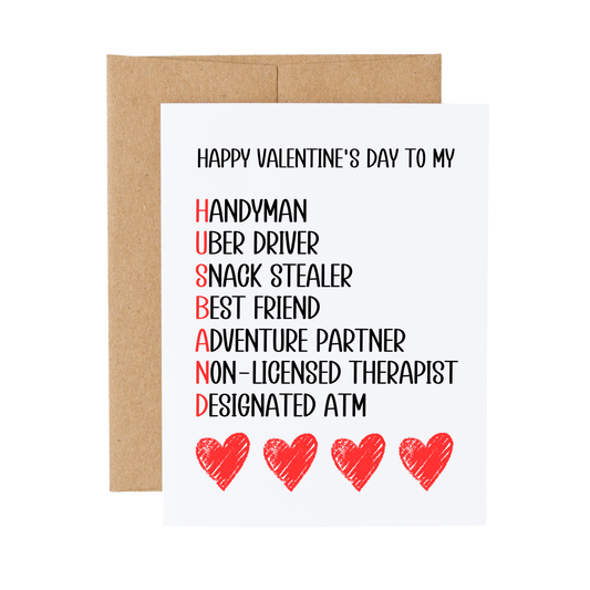Husband Valentine's Day Card