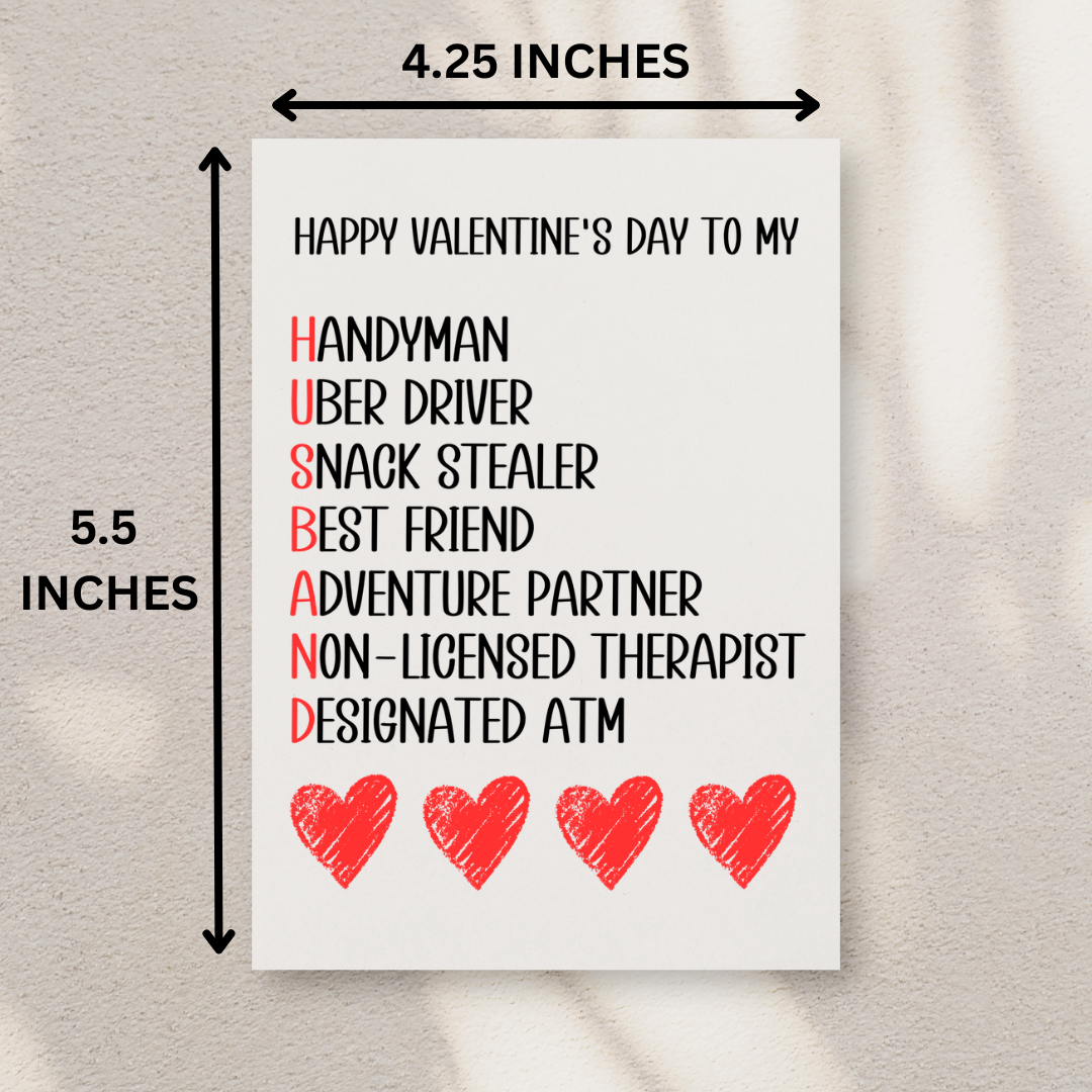 Husband Valentine's Day Card