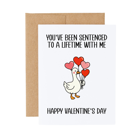 Law Joke Valentine's Day Card