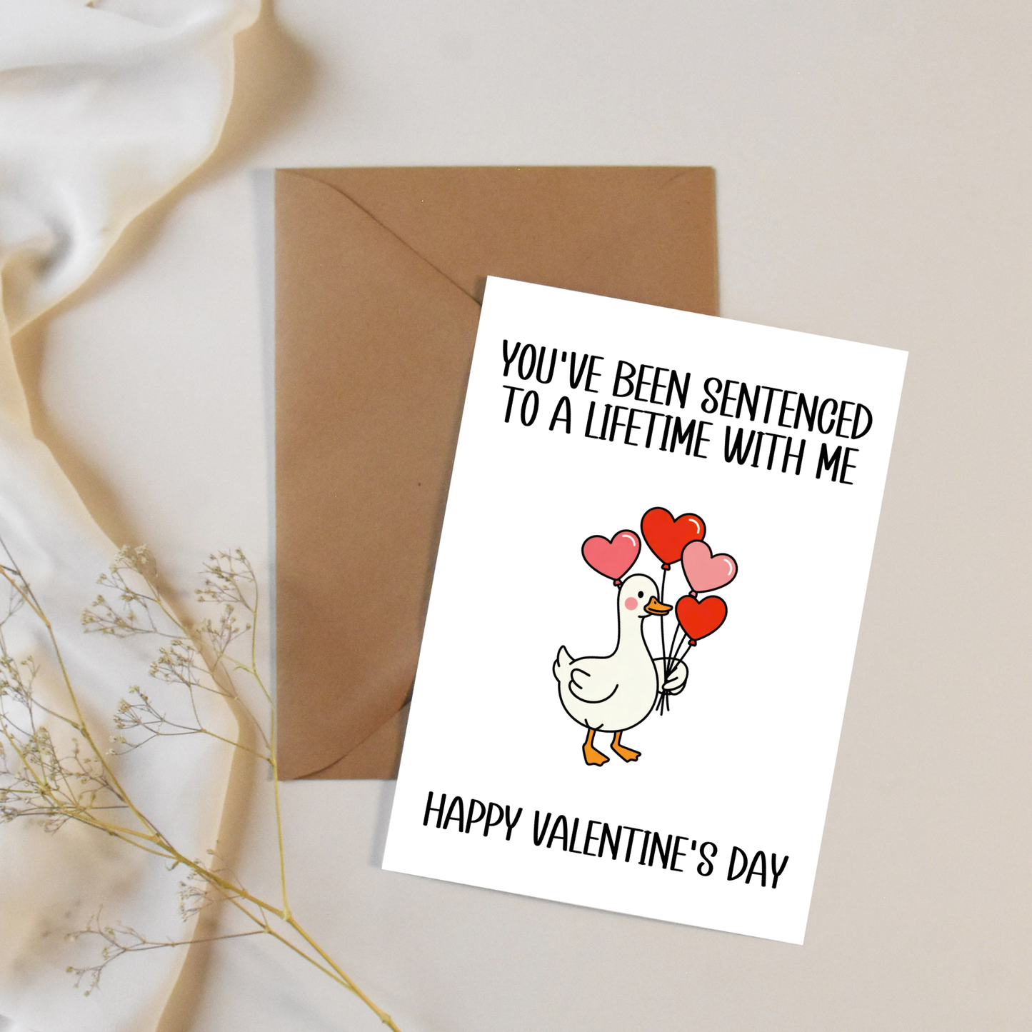 Law Joke Valentine's Day Card