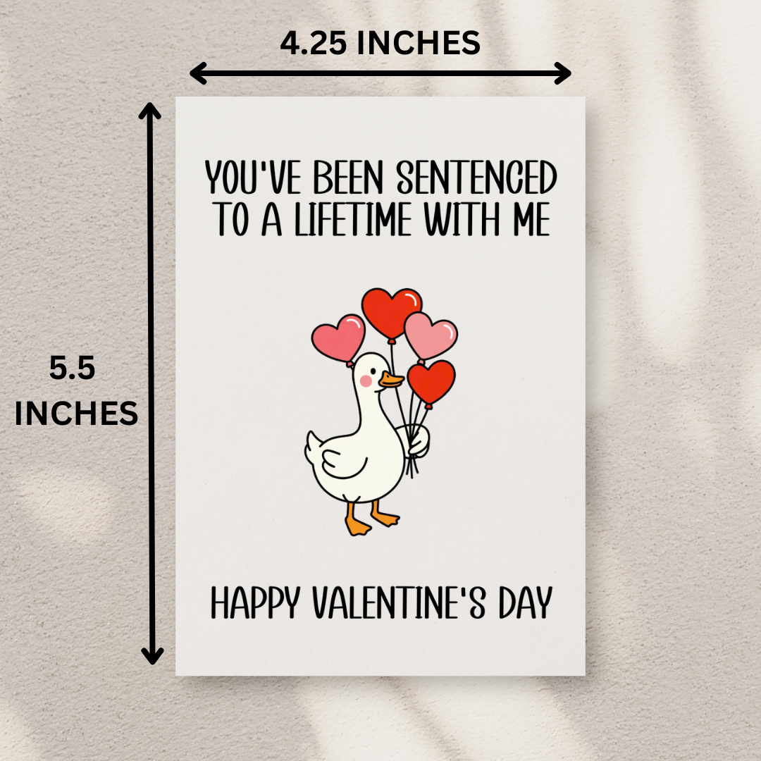 Law Joke Valentine's Day Card