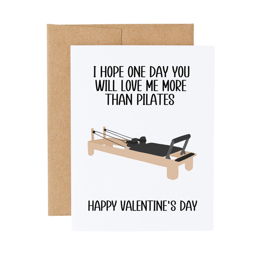 Pilates Valentine's Day Card