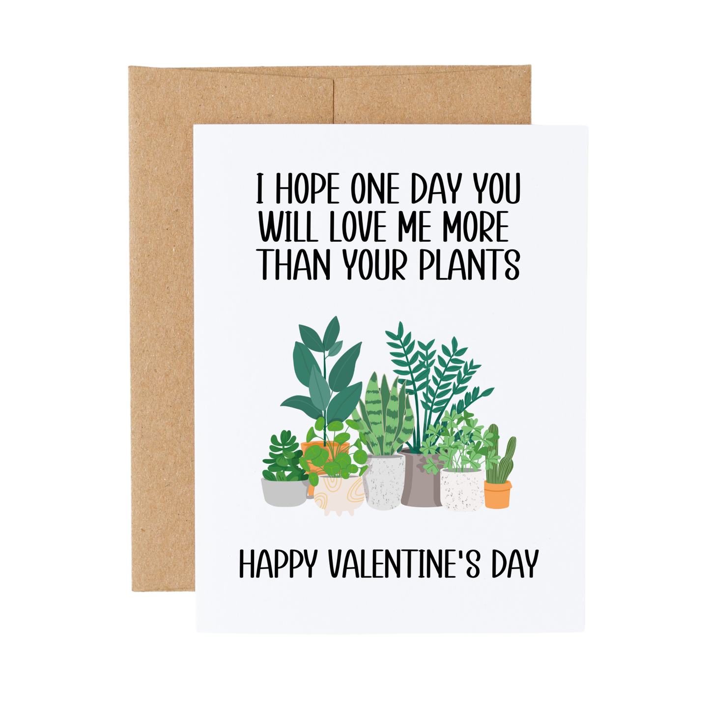 Plant Lover Valentine's Day Card