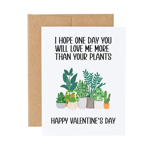 Plant Lover Valentine's Day Card