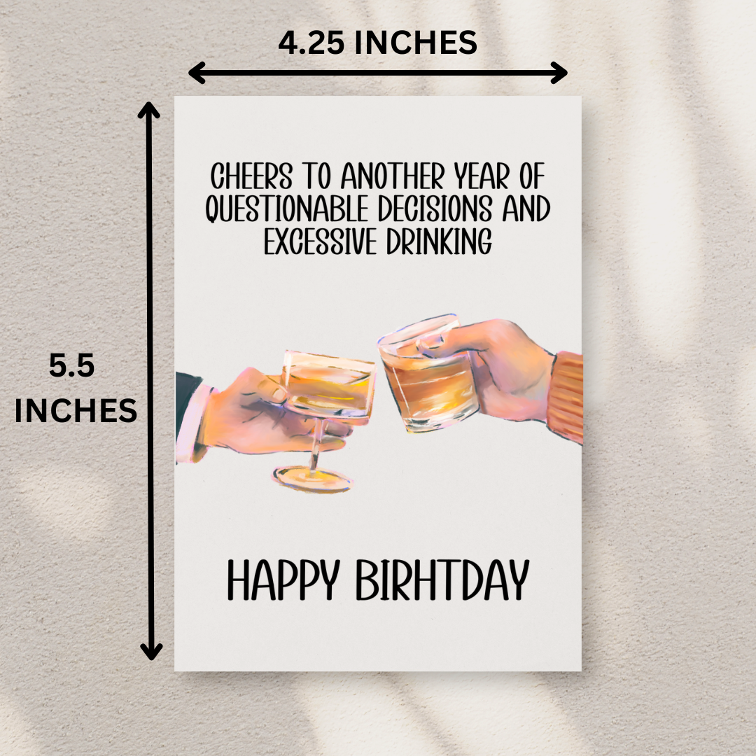 Questionable Decisions Card