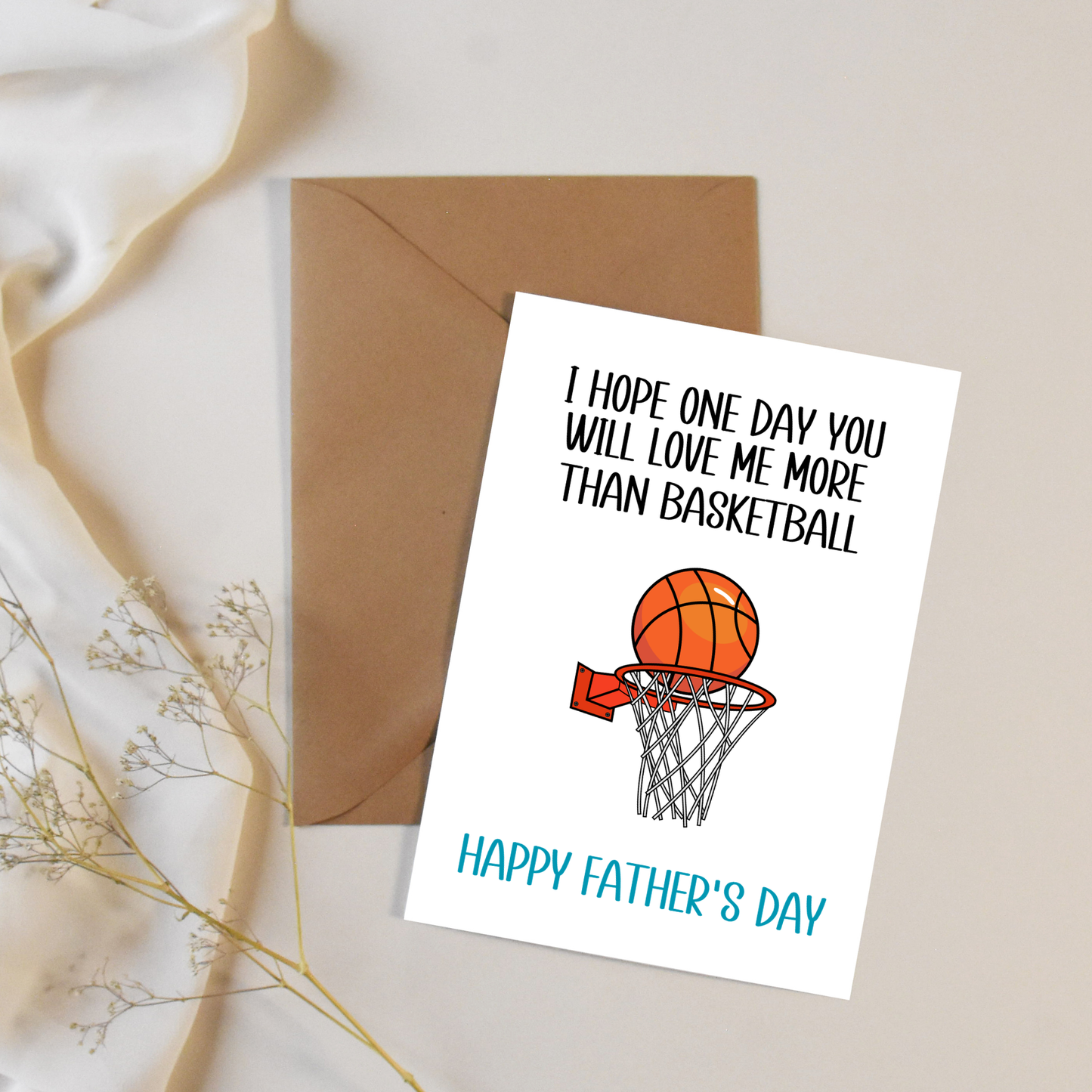 Basketball Father's Day Card