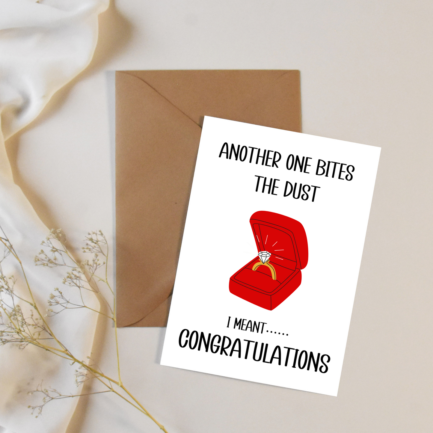 Funny Engagement Card