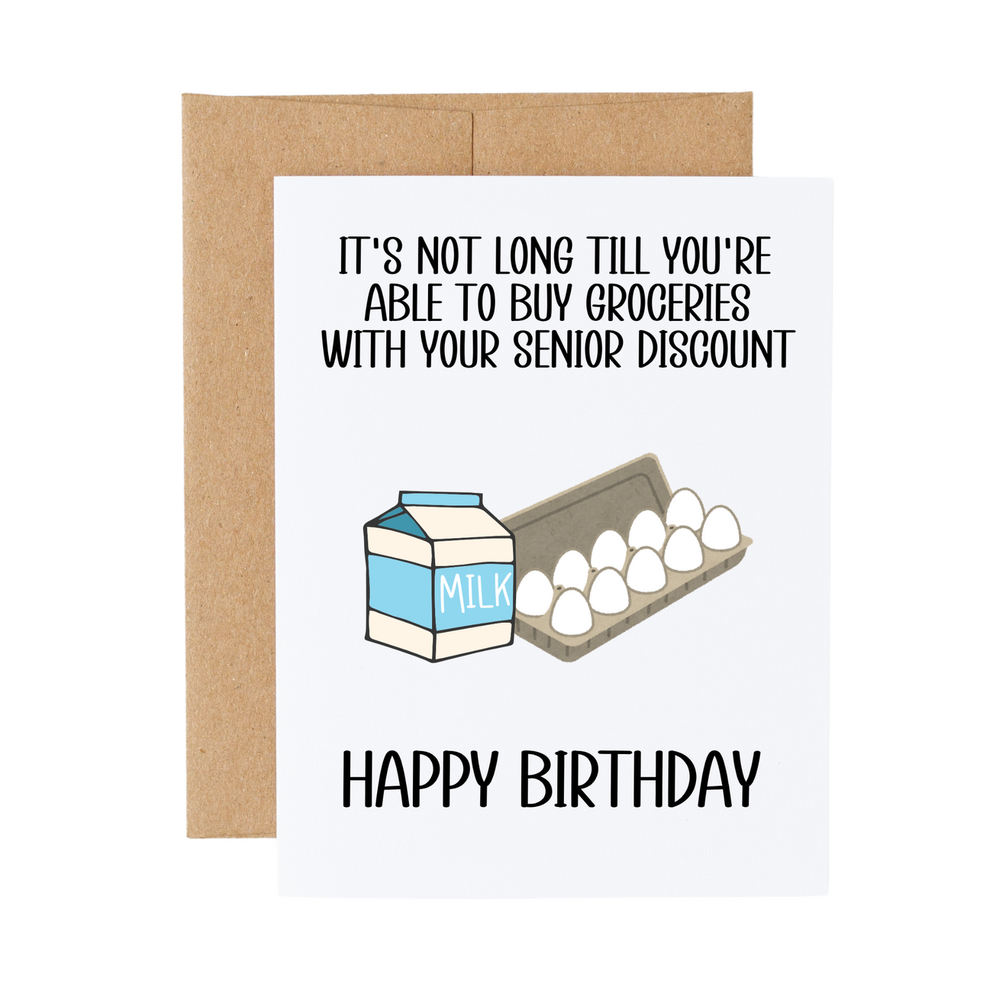 Senior Discount Birthday Card