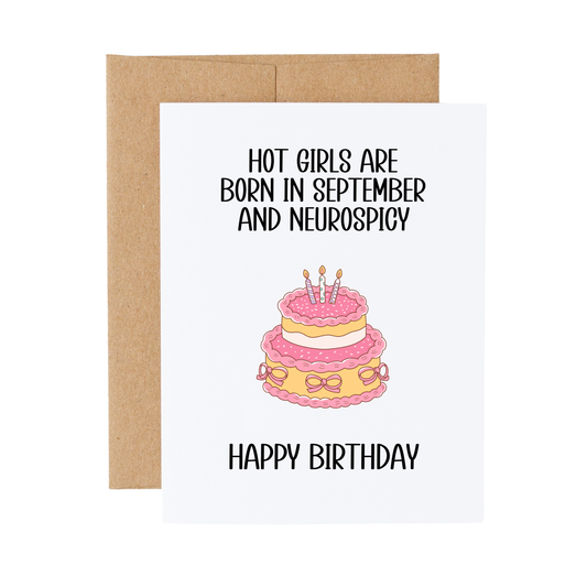 Hot Girls Are Born In September and Neurospicy