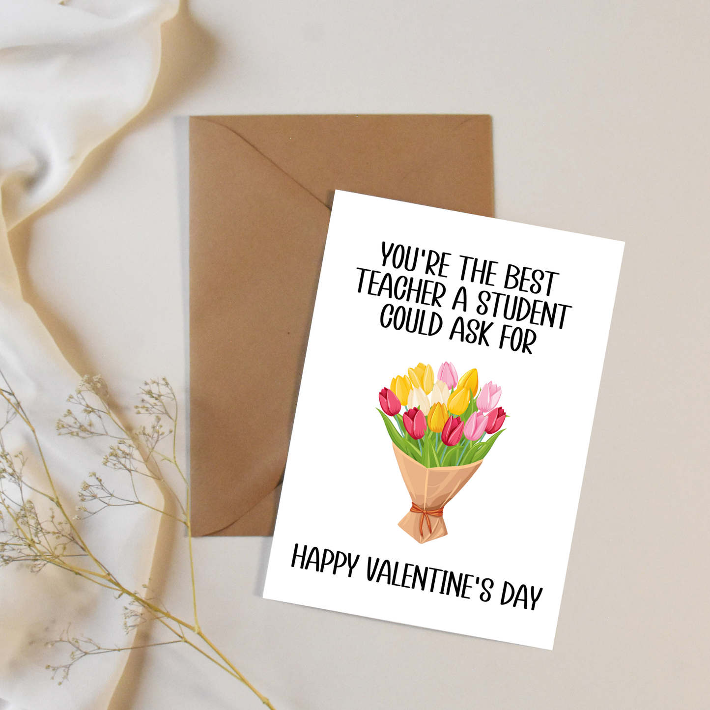 Valentine's Day Card For Teacher