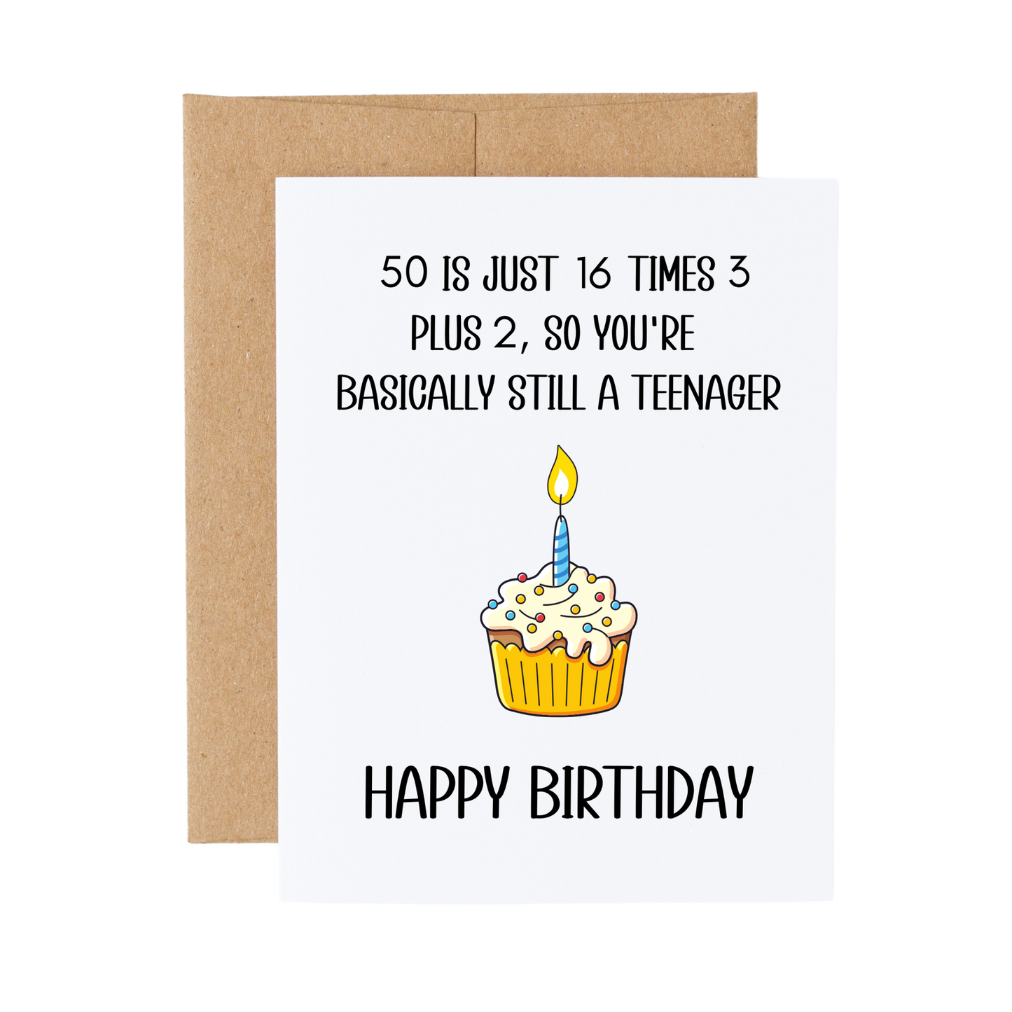 Funny 50th Birthday Card