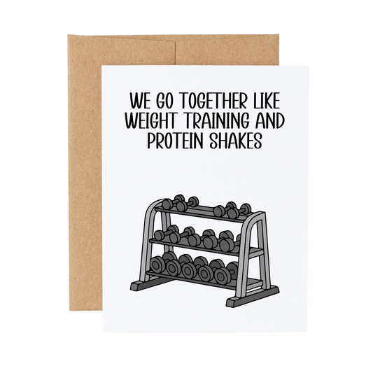 Gym Bro Valentine's Day Card