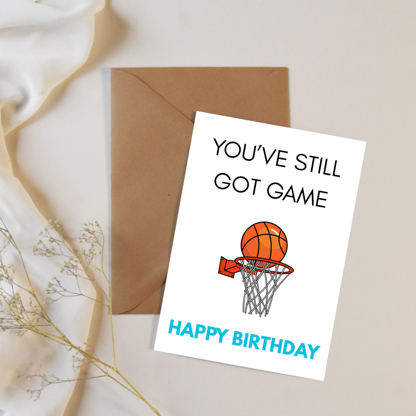 Basketball Birthday Card